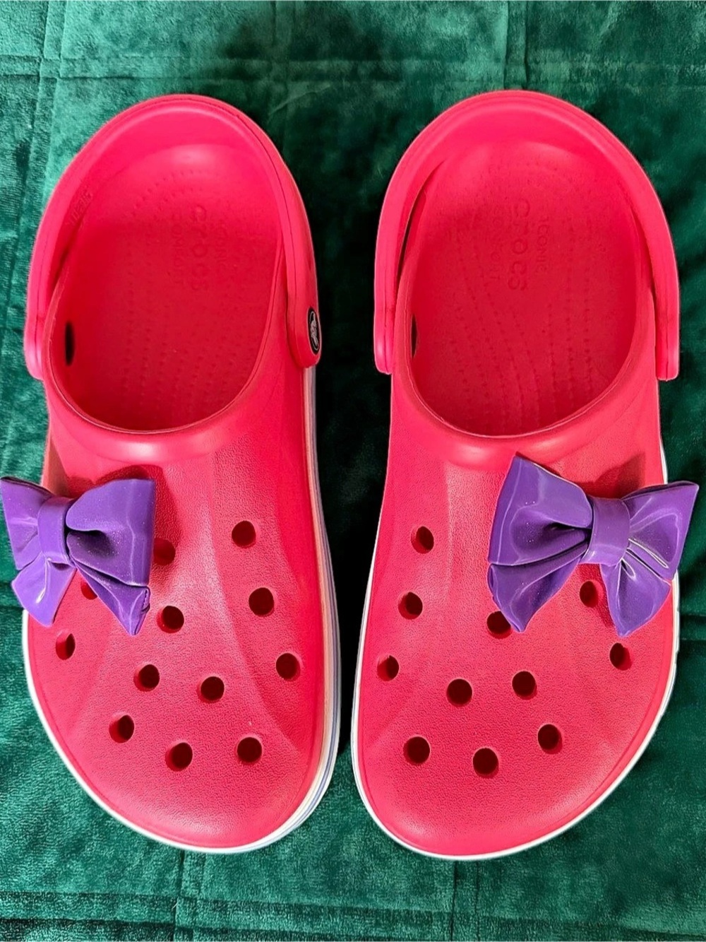 Crocs Classic Clog Women’s Size 9 Pink & Purple